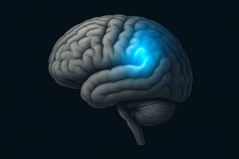 Human brain with all regions active, debunking the myth that we use only 10 percent of our brains