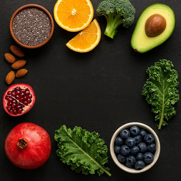 Superfoods such as berries, kale, nuts and seeds