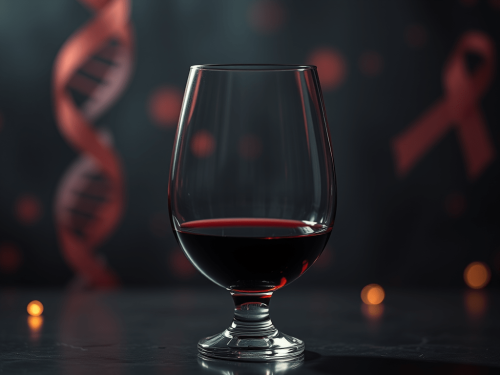 Glasses of beer, wine and spirits, illustrating the link between alcohol and cancer risk