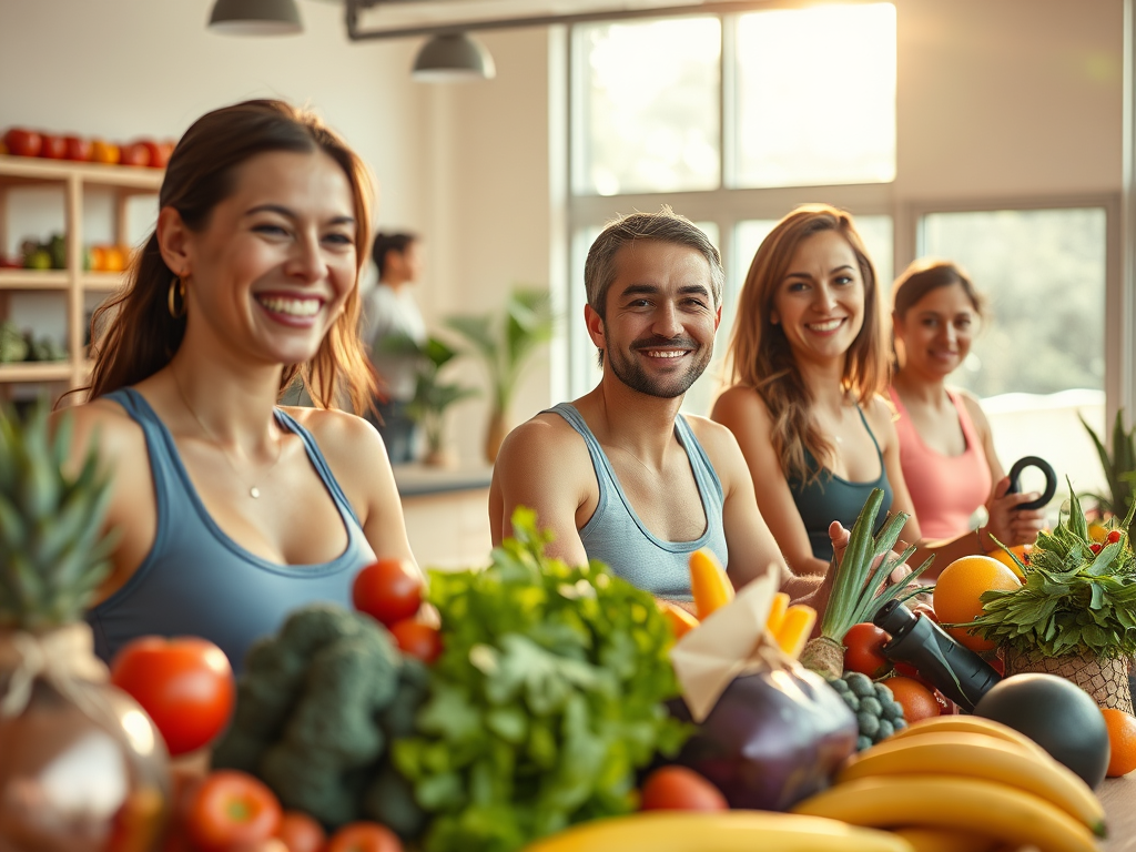 Balanced meal and active lifestyle, showing that overall diet matters more than any single oil