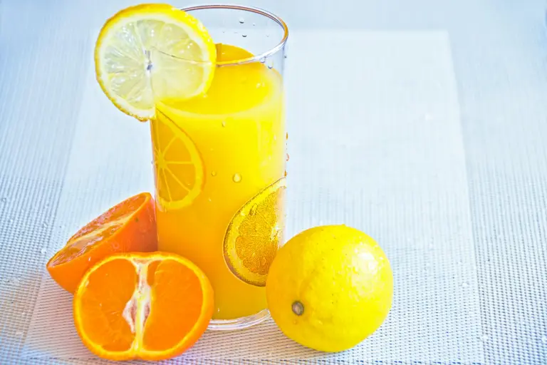 Fresh oranges and citrus fruit, a common source of vitamin C
